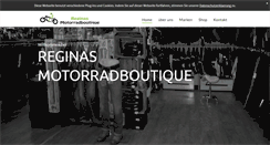Desktop Screenshot of motorradboutique.de